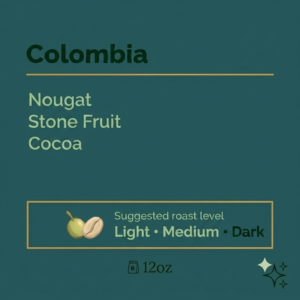 COLOMBIA•WASHED•CATURRA,CASTILLO,  TYPICA•12OZ