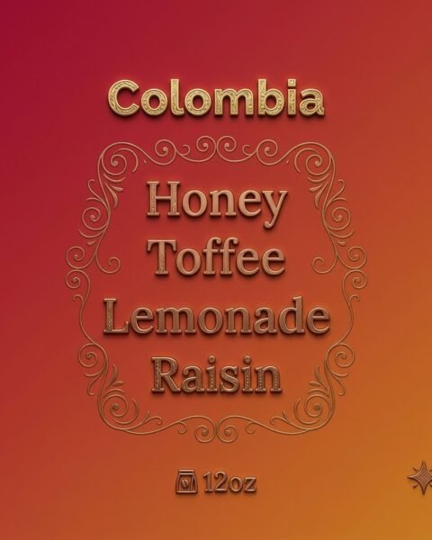 COLOMBIA •PREMIUM •PINK BOURBON •WASHED •12OZ